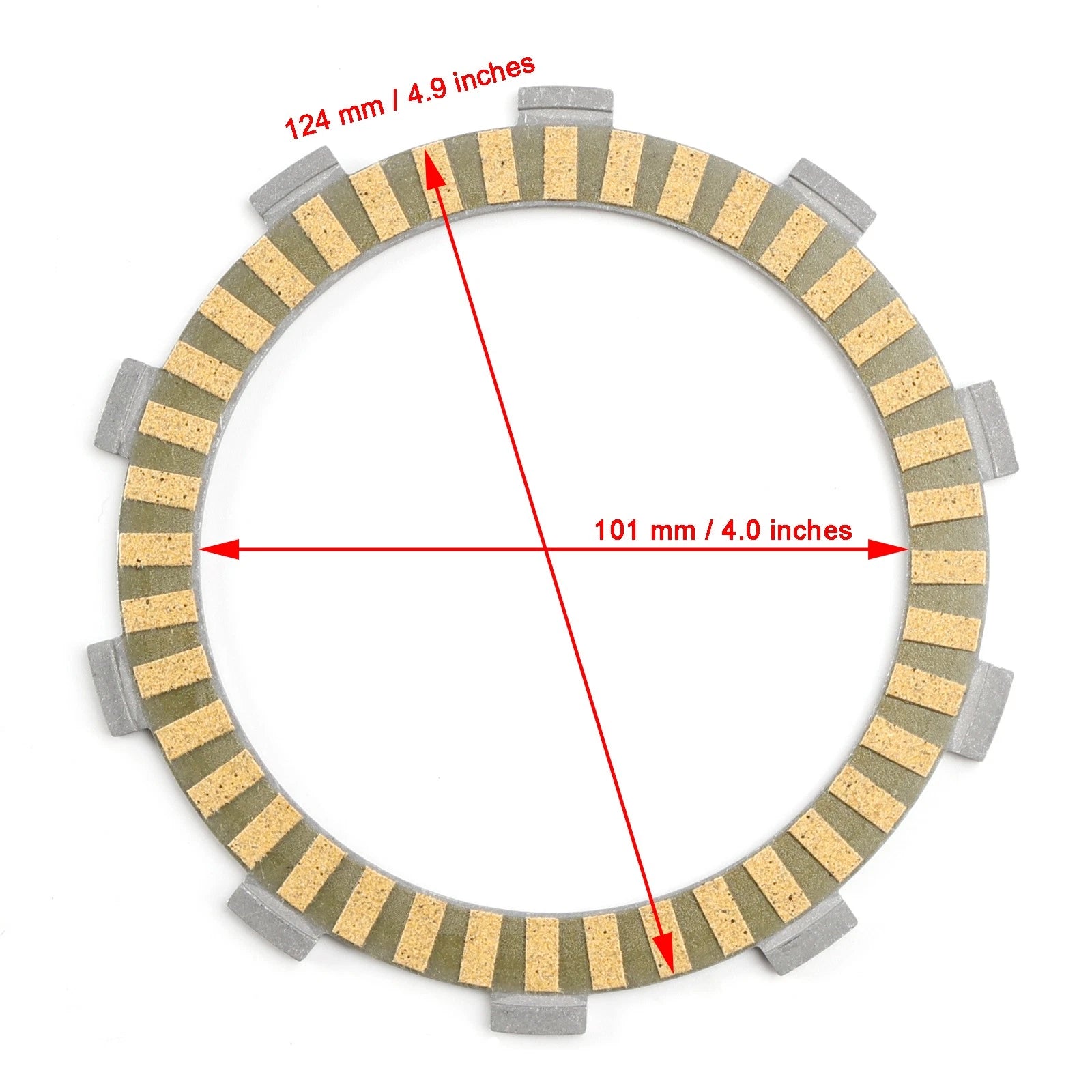 Clutch Friction Plate Kit for Husqvarna Norden 901 Expedition (2023–2024)