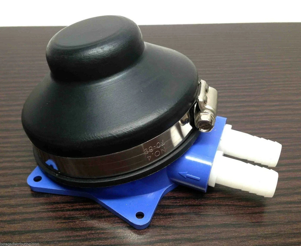Water Foot Pump for Marine Boat (1/2" Hose) Rubber & Nylon