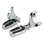 Chrome Rear Passenger Footpeg Pegs for Harley Sportster XL 883 1200 (2004-2013)