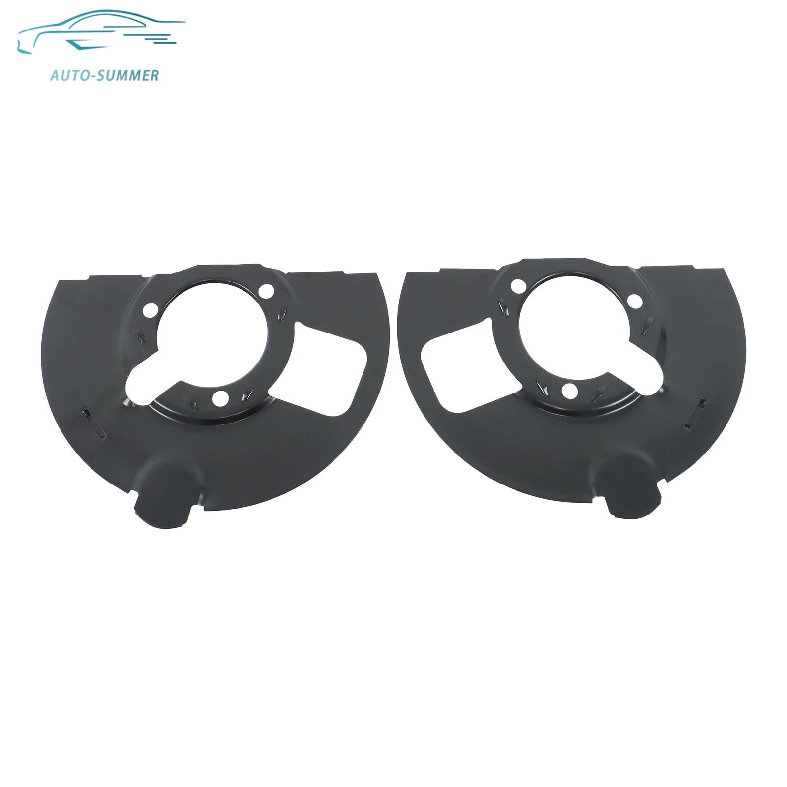 Front LH & RH Brake Dust Shields for Chevrolet Silverado GMC Sierra (2014–2020)