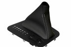 Leather Automatic Shift Boot Cover for BMW E38 (1995–2001) Black Gray Stitch