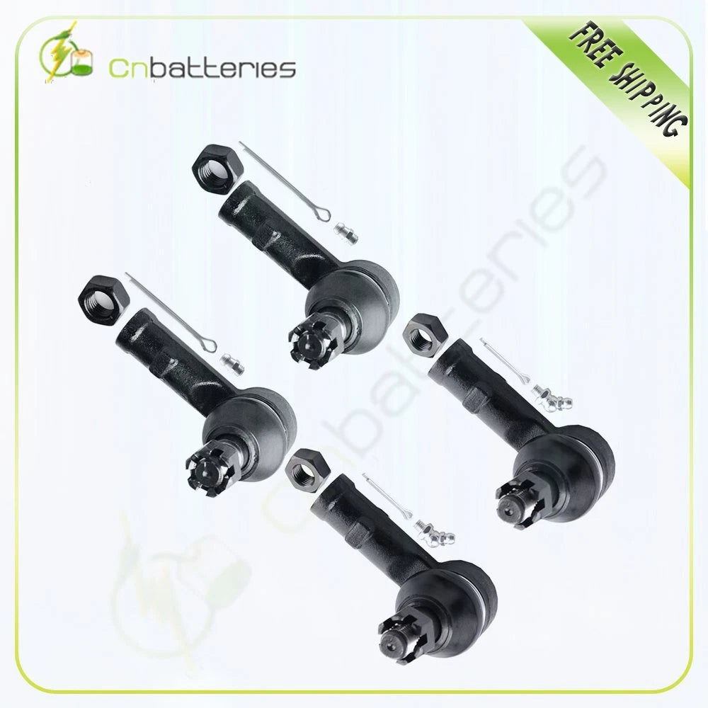 Set of 4 Inner Outer Tie Rod Links for Isuzu Pickup (1988–1995)