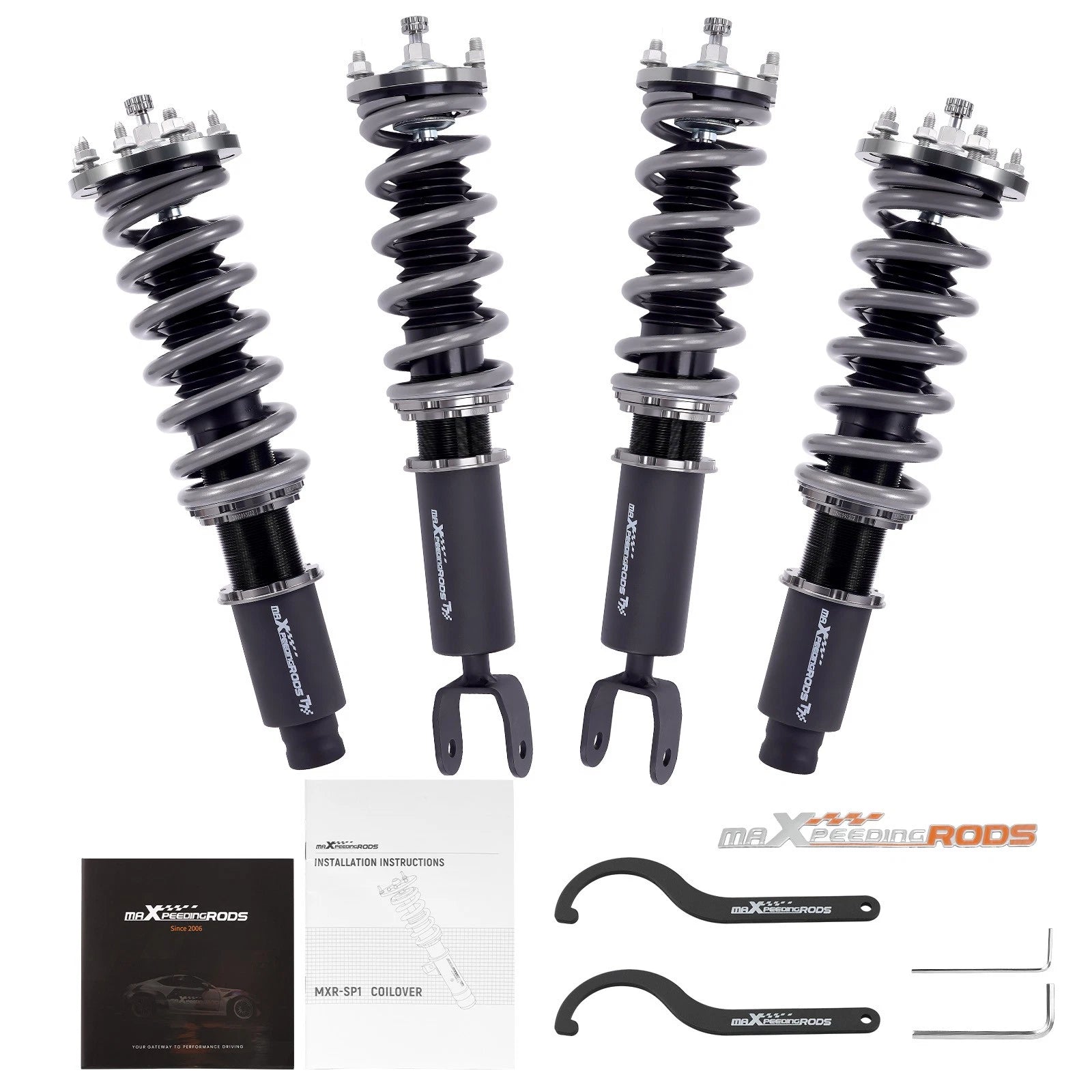 Racing Coilovers Shock Struts for Honda Accord (2008–2012) 24-Way Adjustable