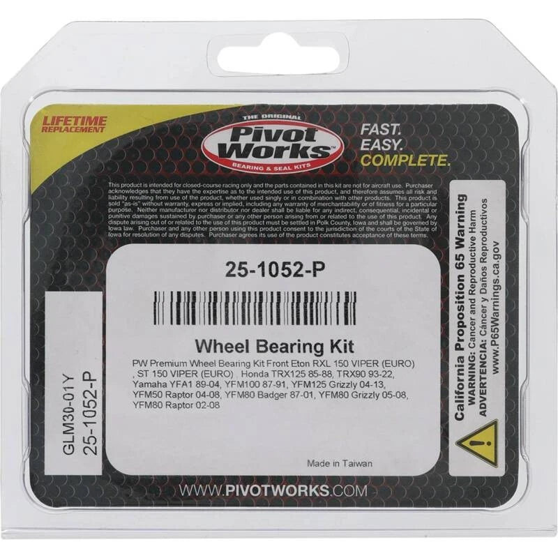 Pivot Works Premium Wheel Bearing for