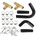 Turbo Coolant Line Repair Hose Set for BMW S63 X5 X6 X5M X6M (E70 E71)