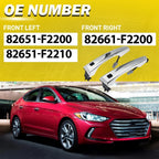 Front Door Handle Set for Hyundai Elantra Sedan (2017–2020)