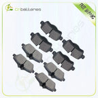 Set of 8 Metallic Brake Pads for Mini Cooper (2007–2016)