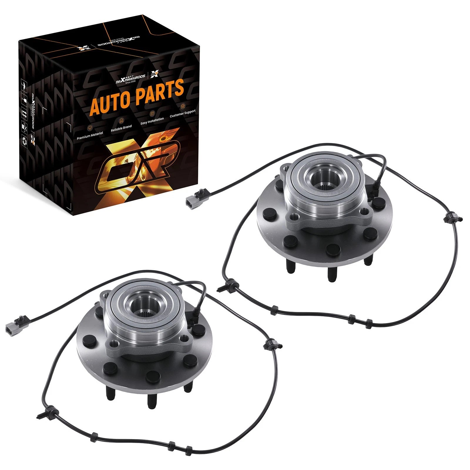 Front Wheel Hub & Bearing Assembly for RAM 2500 3500 4x4 (2000–2002) 515063