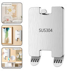8pcs Stainless Steel Hooks for Pictures No Drill Required