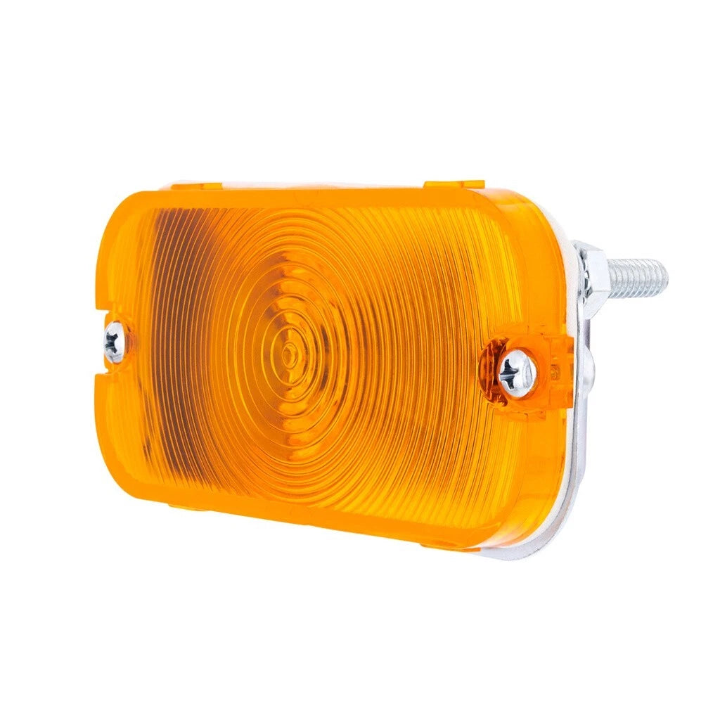Amber Turn Signal Parking Light Assemblies Left Right for Ford Bronco (1966–1968)