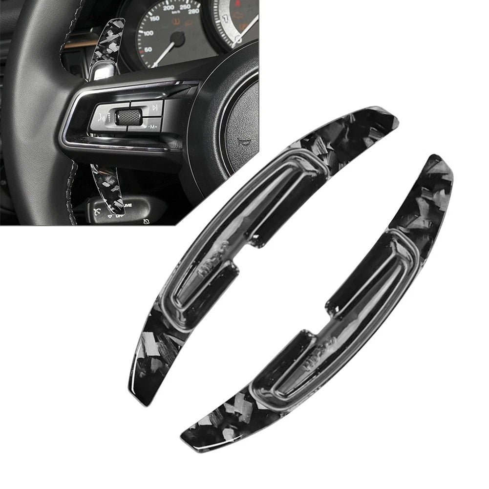 Steering Wheel Shifter Paddle Extensions for Porsche Macan 911 Panamera (2014–2023)