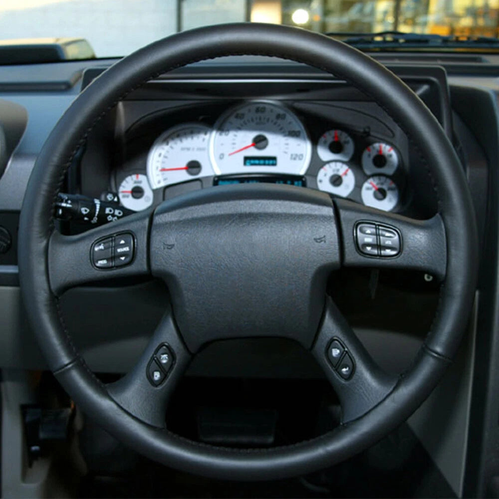 Steering Wheel Button Decals for Silverado Hummer H2 Trailblazer (2003-2009)