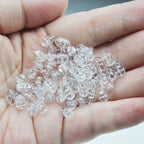 100pcs Transparent Fishing Beads Double Pink/Luminous Green