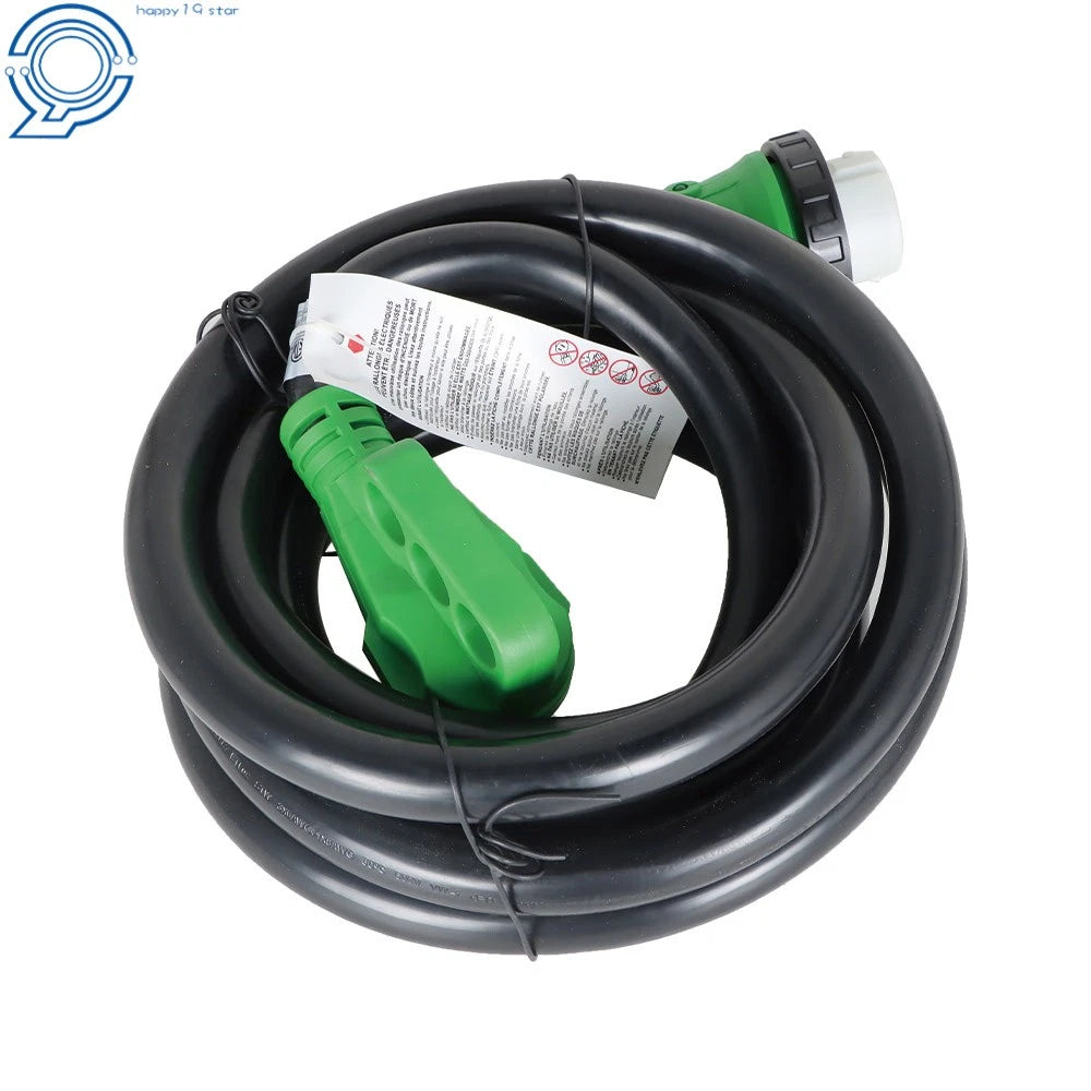15Ft 50A RV Extension Cord L14-50P for Motorhome Camper (Rain Proof)