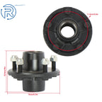 Trailer Hub Kit Assembly for BT16 (5 Bolt, 1-1/16" Round Spindle)