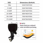 Outboard Motor Engine Cover for Honda 0-30HP (Heavy Duty, Black)