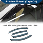 Set of 4 Car Window Deflectors for Nissan Sentra (2013–2019)