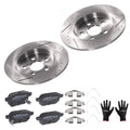 Rear Brake Rotors & Ceramic Pads Kit for Lexus CT200h (2011–2017) / Toyota Prius (2010–2022)