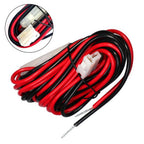 Power Cord for ICOM Mobile Radio (Black & Red)