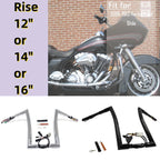 Pre-wired 12" 14" 16" Handlebar 1.5" for Harley Road Glide (2008–2013)