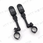 Adjustable Foot Peg for Triumph Rocket & Yamaha (1.5", Black)
