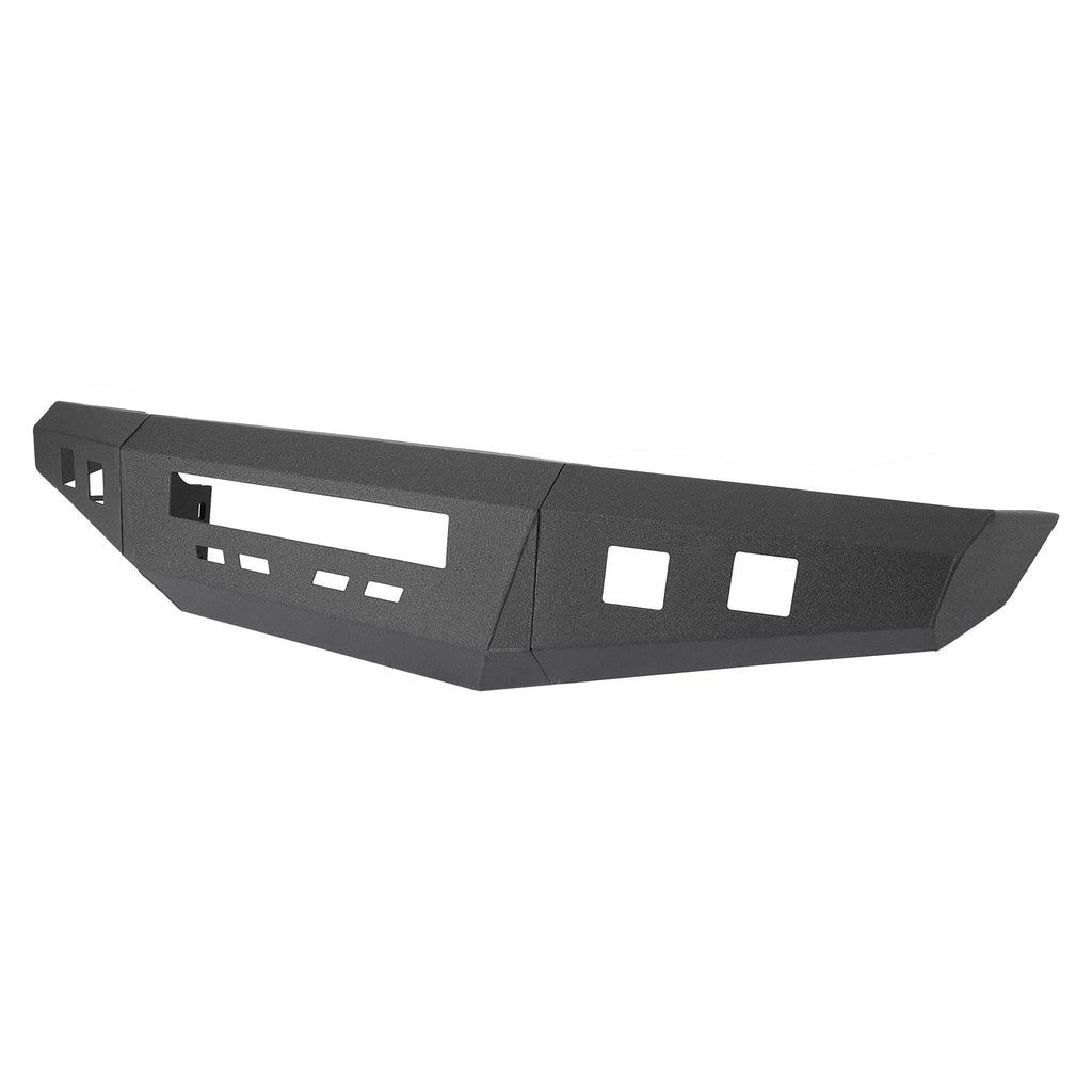 Off-Road Front Bumper for Nissan Frontier (2005–2022) w/ Fog Light Hole, Black Steel