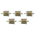 5 Fuel Filters for New Holland L120 L221 (Fits JD MG9611973) 86002
