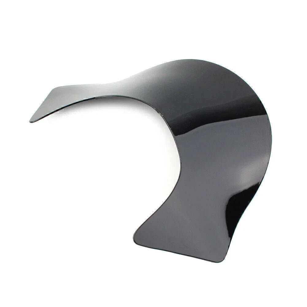 Laminar Black Lip Windshield for Harley Dyna, Sportster, Softail