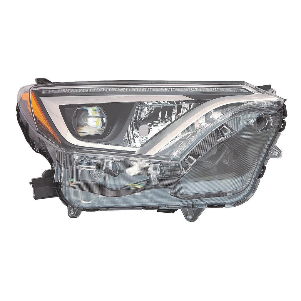 Replacement Passenger Side LED Headlight Assembly For 2016-2018 Toyota RAV4