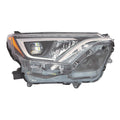 Replacement Passenger Side LED Headlight Assembly For 2016-2018 Toyota RAV4
