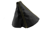 Manual Shift Boot Leather for BMW E39 525 528 530 (1996–2003) Yellow Stitch