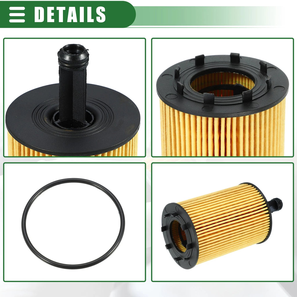 Set of 2 Engine Oil Filters for Audi A3 (No. 045115466/071115562C)
