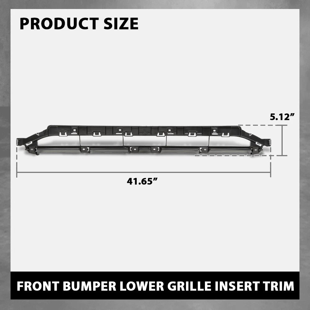 Front Bumper Cover Lower Center Grille Insert for Audi Q7 (2016–2019)