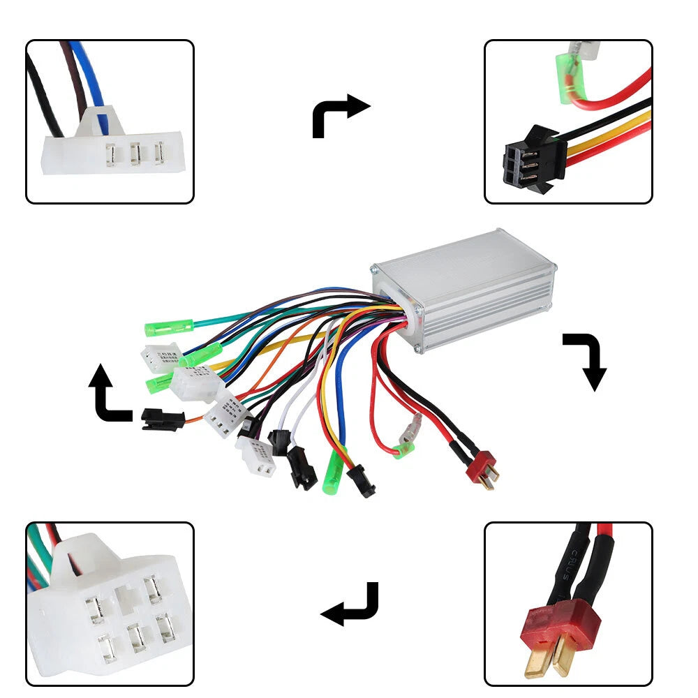 Brushless DC Motor Speed Controller for Electric Bicycle (250W 36-48V)