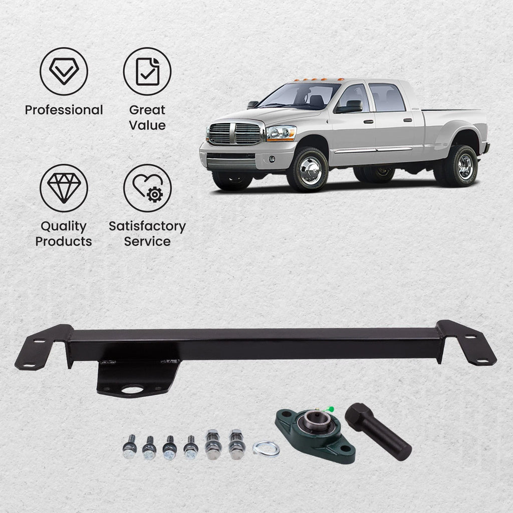 Front Steering Gear Box Stabilizer Bar for Dodge Ram 1500 2500 3500 (2003–2008)