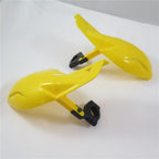 Hand Guards for Dirt Bike ATV Motocross (Fits 7/8" Bars) - Yellow Plastic