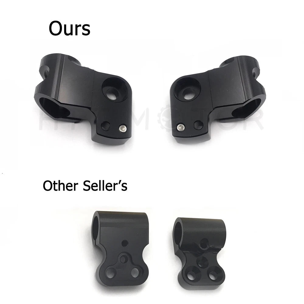 Clip-On Adapter Plate Handlebar Set for Yamaha MT-09 FZ-09 (2013–2016) Black