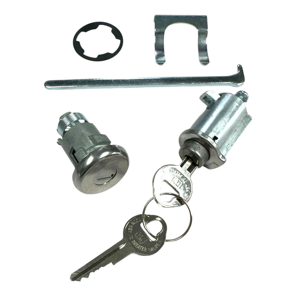 Glove Box Lock Cylinder Replacement w Keys for 1961–1962 Chevy Impala