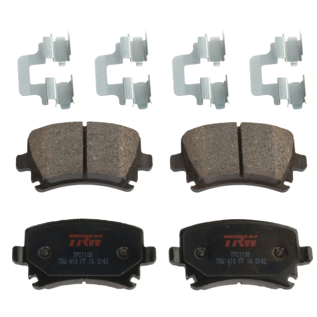 Set of 4 Brake Pads for Volkswagen Jetta (2005–2010)
