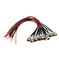 10Pcs 8mm/12V LED Indicator Lamp for Car Truck Boat (Universal)