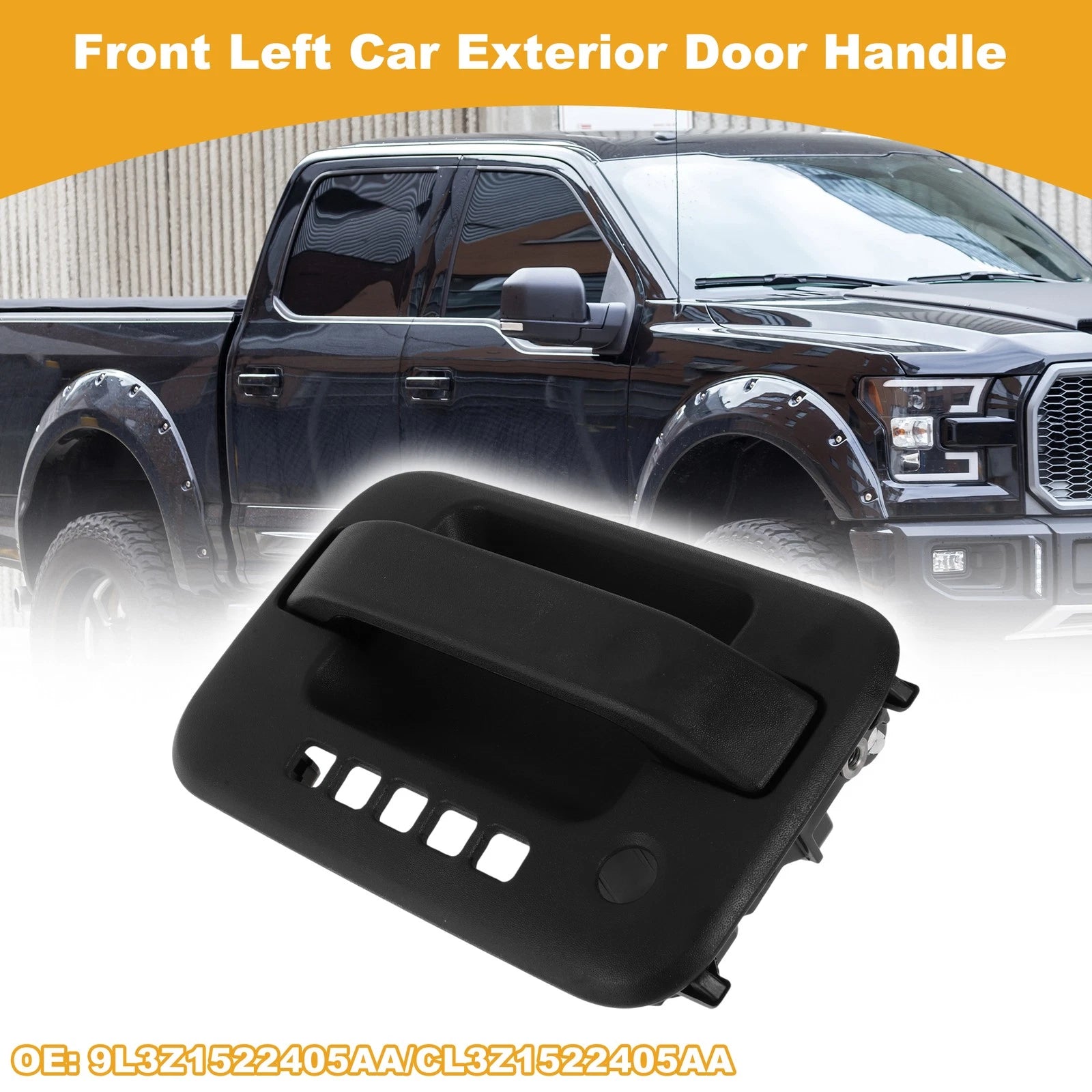 Exterior Door Handle No.9L3Z1522405AA for Ford F150 (2004–2014) Black