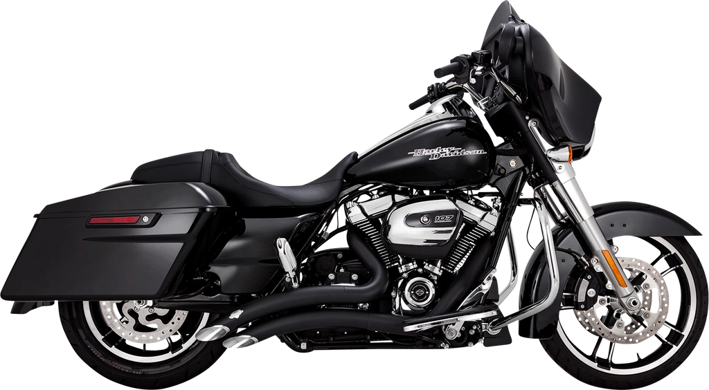 Vance & Hines Big Radius Black Exhaust for Harley FLHX FLTR FLHR FLHT CVO (2017–2025)