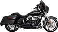 Vance & Hines Big Radius Black Exhaust for Harley FLHX FLTR FLHR FLHT CVO (2017–2025)
