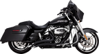 Vance & Hines Big Radius Black Exhaust for Harley FLHX FLTR FLHR FLHT CVO (2017–2025)