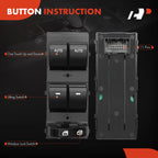 Front Left Power Window Switch for Ford Taurus (2010-2012)