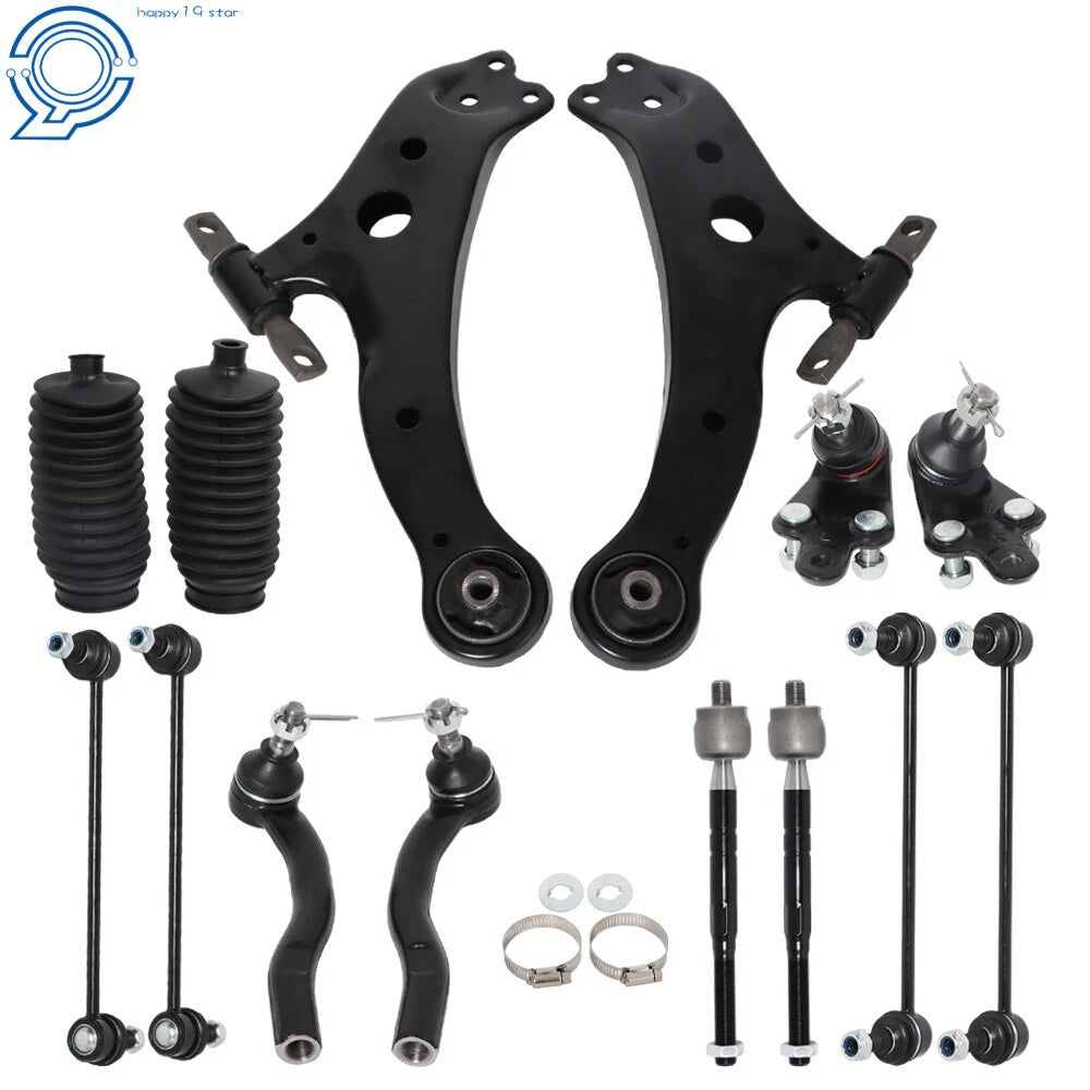 14pc Front Lower Control Arm Tie Rods Kit for Toyota Camry (2007–2011)