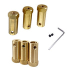Hexagonal Wheel Coupler for - Anti-corrosion Brass Plating