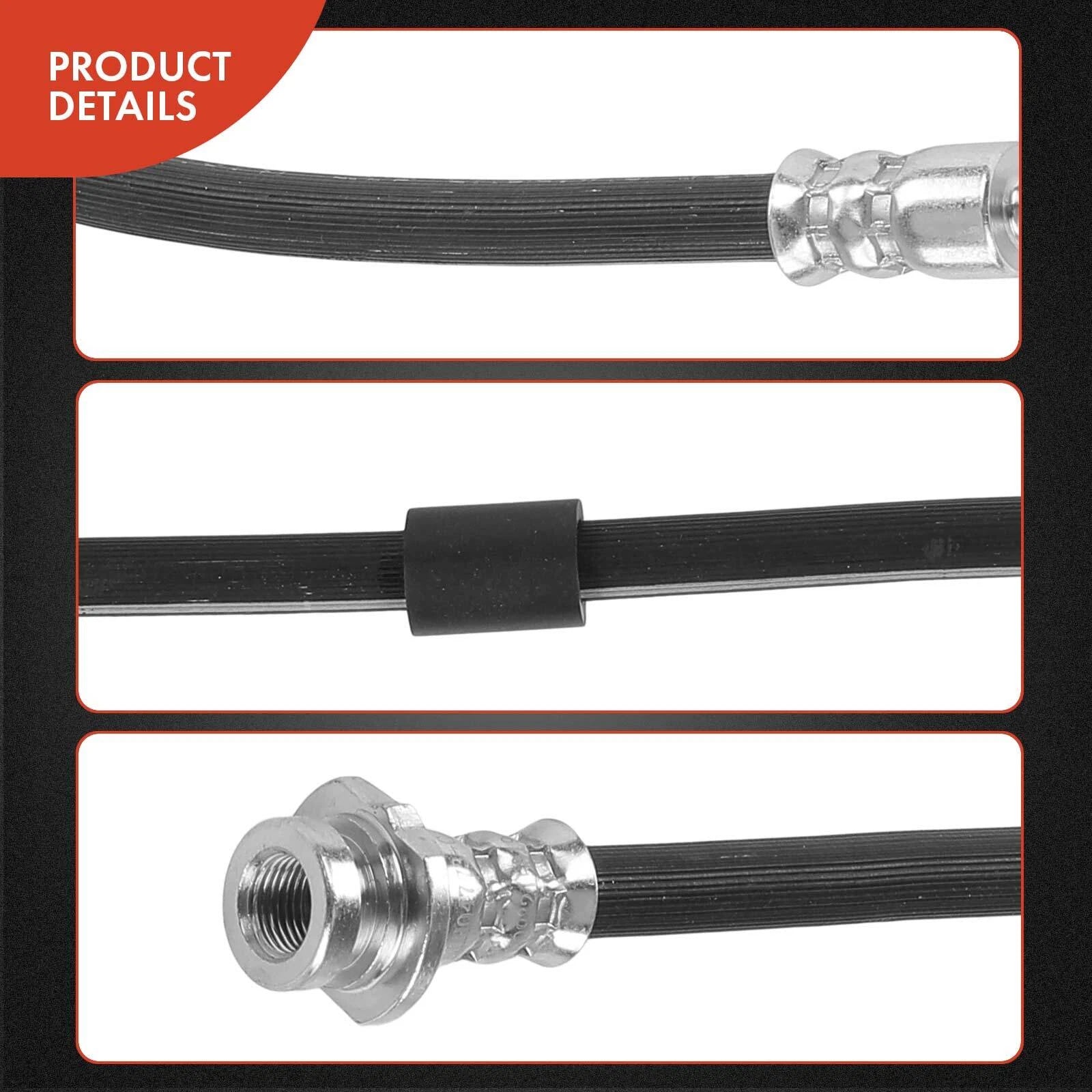 2X Front Brake Hydraulic Hose for Nissan 350Z (2003–2009) INFINITI G35