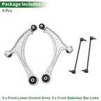 Set of 4 Front Stabilizer Bar Links for Honda Odyssey (2005–2010) No.MS601007