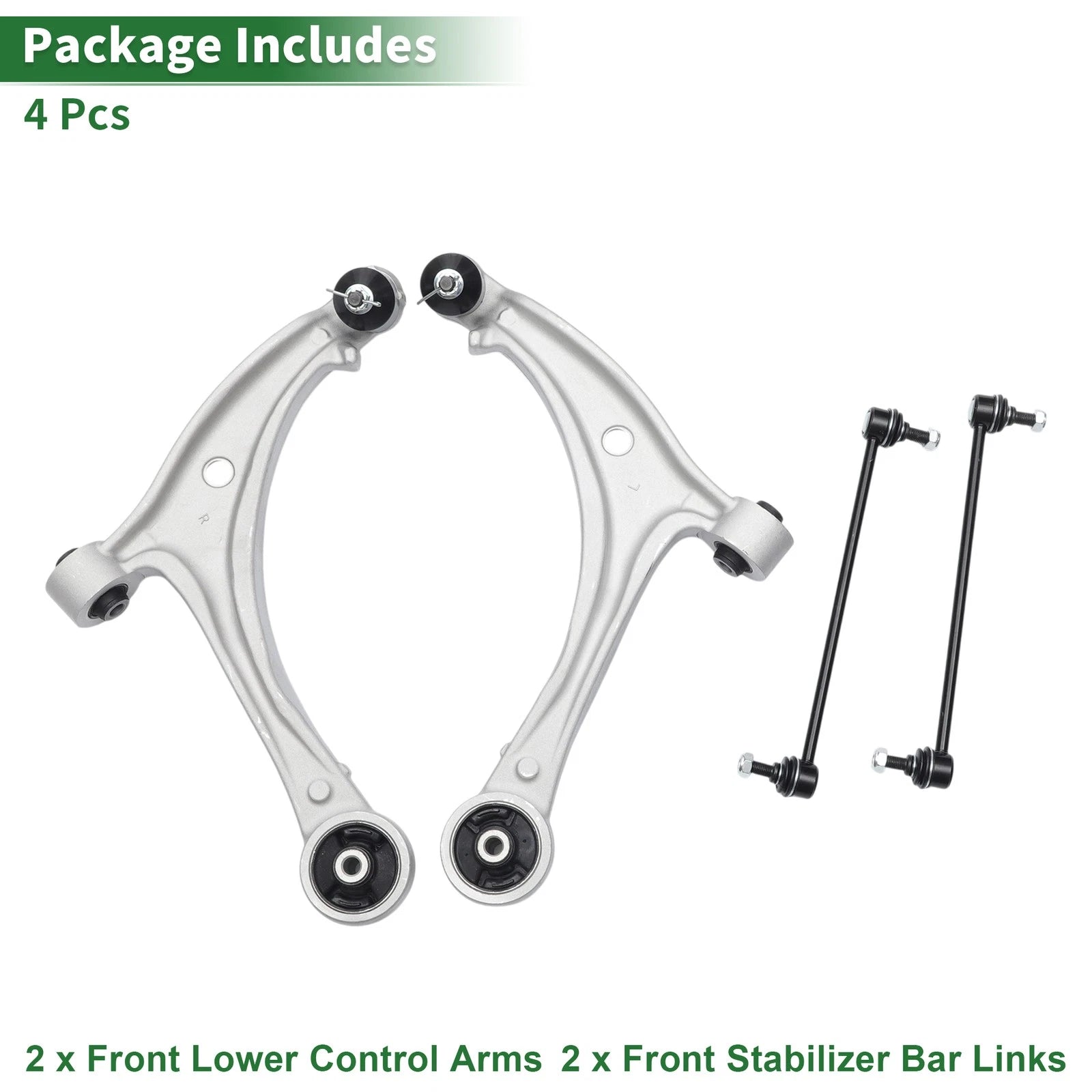 Set of 4 Front Stabilizer Bar Links for Honda Odyssey (2005–2010) No.MS601007